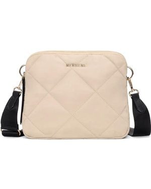 MZ Wallace Madison Quilted Crossbody Bag - Natural