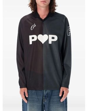 Pop Trading Co. Sportif Polo Shirt - Grey