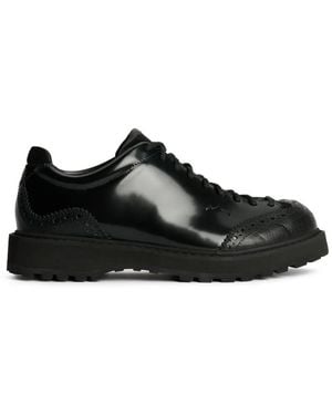 Diemme Ampezzo Wing Derby Shoes - Black