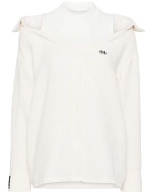 Musium Div. Layered Tank Top Shirt - White