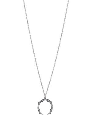 Sylva & Cie Collar En Oro De 18 Ct Con Diamantes - Metálico