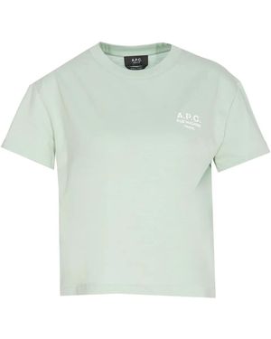 A.P.C. Printed T-Shirt - Green
