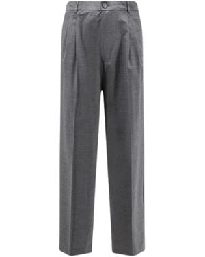 Amaranto Tailored Trousers - Grey