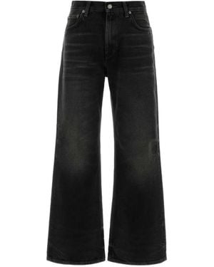 Haikure Bethany Wide-Leg Jeans - Black