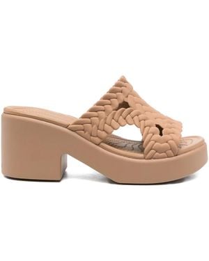 Crocs™ Brooklyn Sandalen Mit Flechtdetail 70Mm - Braun