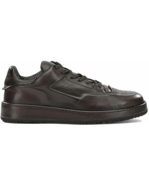 Officine Creative Eraser 001 Leather Sneakers - Black
