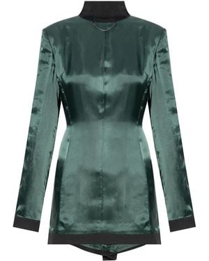 MM6 by Maison Margiela Inside-Out Effect Blazer - Green