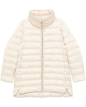 Save The Duck Lightweight Quilted Padded Coat - Natural