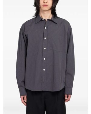 mfpen Executive Check-Pattern Shirt - Grey