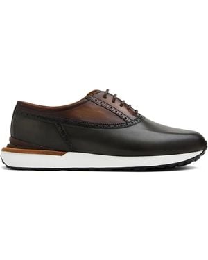 Magnanni Grafton レザースニーカー - ブラウン