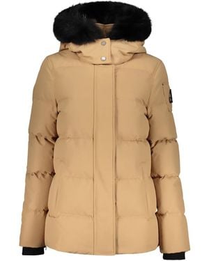 Moose Knuckles Hooded Down Jacket - Natural