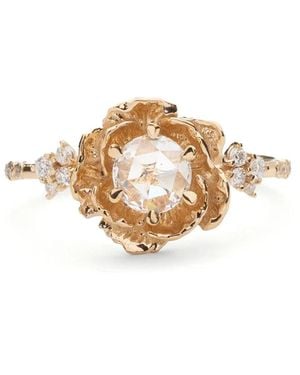 SOFIA ZAKIA 14Kt Peonia Diamond Ring - Metallic