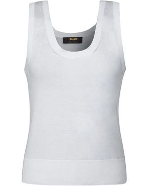 Moorer Klassisches Trägershirt - Weiß