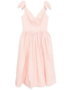 Stella Jean Gestreiftes Kleid - Pink