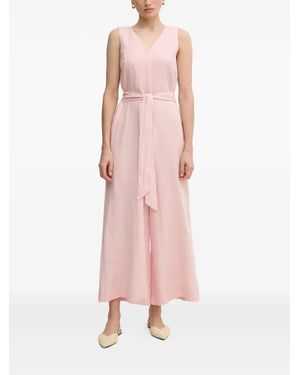 Benetton Tie-Waist Jumpsuit - Pink