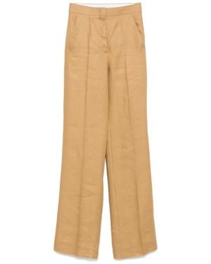 【Max Mara】Aversa リネンワイドパンツ Max Mara Aversa リネンワイドパンツ ホワイト | Lyst