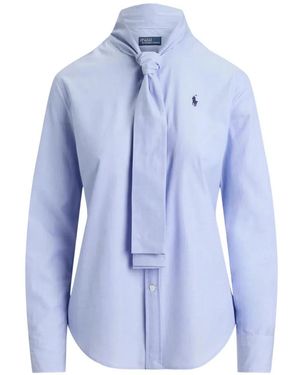 Polo Ralph Lauren Logo-Embroidered Shirt - Blue