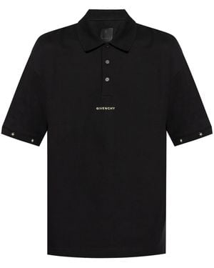 Givenchy Polo Con Ricamo - Nero