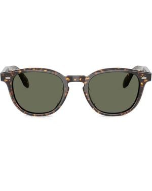 Oliver Peoples Tortoise-Shell Sunglasses - Grey