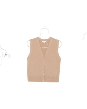 Vince Buttoned Vest - White