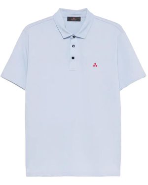 Peuterey Polo Con Detalle De Logo - Azul