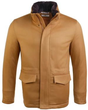 Kiton Mutp Coat - Brown