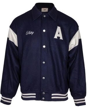 Autry Jacke Mit Kontrasteinsätzen - Blau
