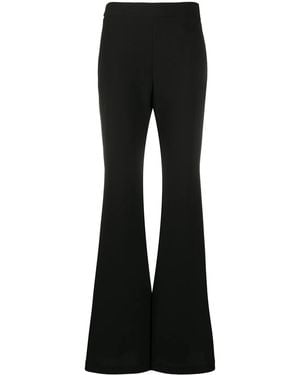 Ellery Flared-Hem Trousers - Black