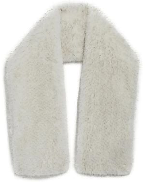 Apparis Dame Tipped Schal Aus Faux Fur - Natur