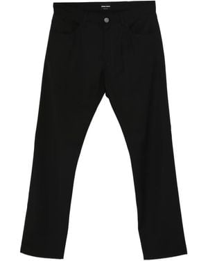 Giorgio Armani Buttoned Denim - Black