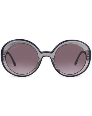 Lancel Round-Frame Sunglasses - Purple