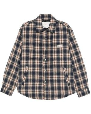 DUNST Checked Shirt - Grey