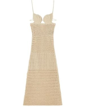 Alanui Vestido Midi The Sound Of The Sea - Neutro