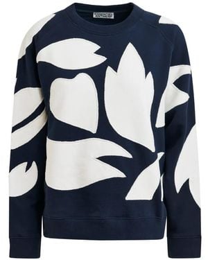 Essentiel Antwerp "Jalways" Embroidered Sweatshirt - Blue