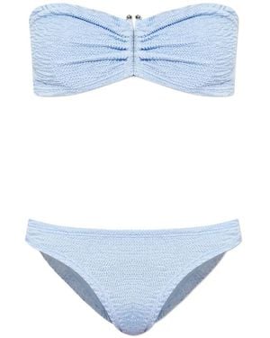 Paramidonna Frida Smocked Bikini - Blue