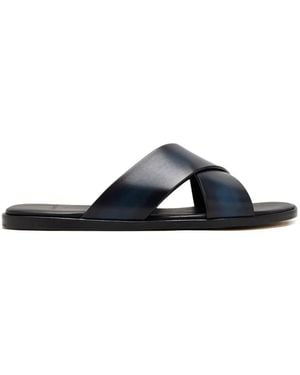 Magnanni Crisscross-Strap Sandals - Blue