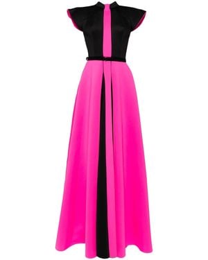 Saiid Kobeisy Abendkleid Aus Neopren - Pink