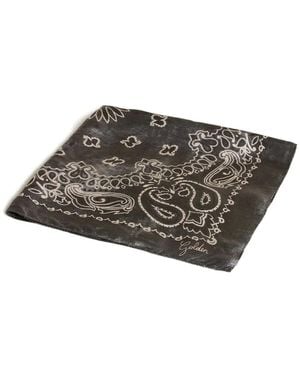 Golden Goose Schal Mit Paisley-Print - Grau