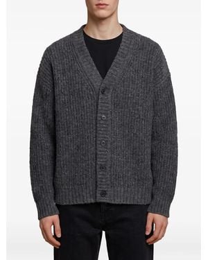 Roberto Collina Cardigan Mit V-Ausschnitt - Grau