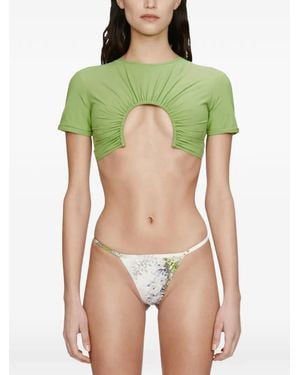 Christopher Esber U Prong T-Shirt - Green