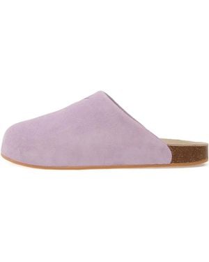 adidas Slippers Adimule Con Logo En Relieve - Morado