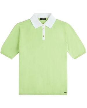 Fay Short-Sleeve Polo Shirt - Vert