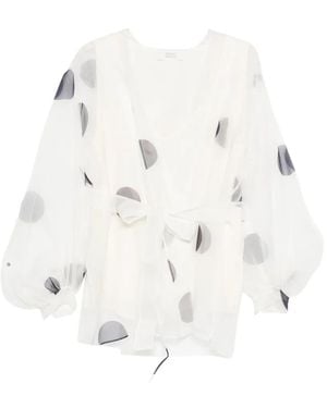 Marina Rinaldi Ivory Shirt - White