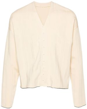 Jacquemus プリーツカーディガン - ナチュラル