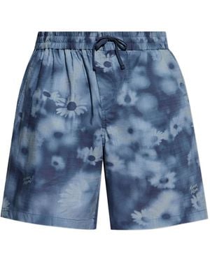 Maison Kitsuné Elasticated Shorts Clothing - Blue