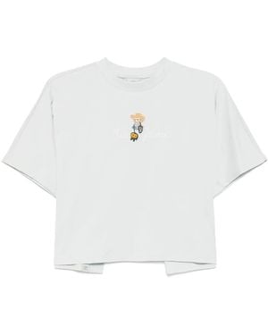 Musium Div. Bead-Embellished T-Shirt - White