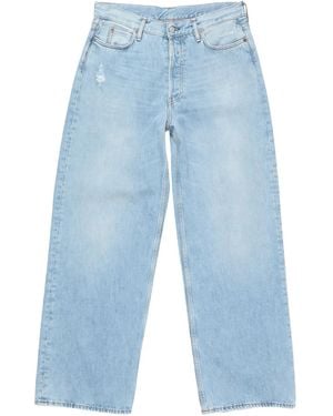 Acne Studios ロゴパッチ ジーンズ - ブルー