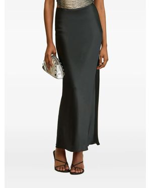 Cult Gaia Chantel Bias-Cut Maxi Skirt - Black