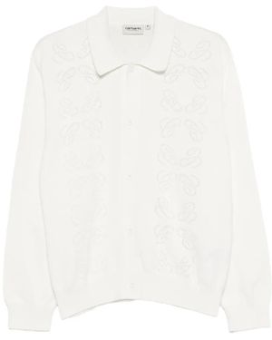 Carhartt Signet Cardigan - White