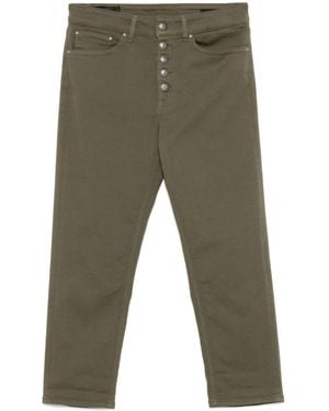 Dondup Koons Cropped Jeans - Green